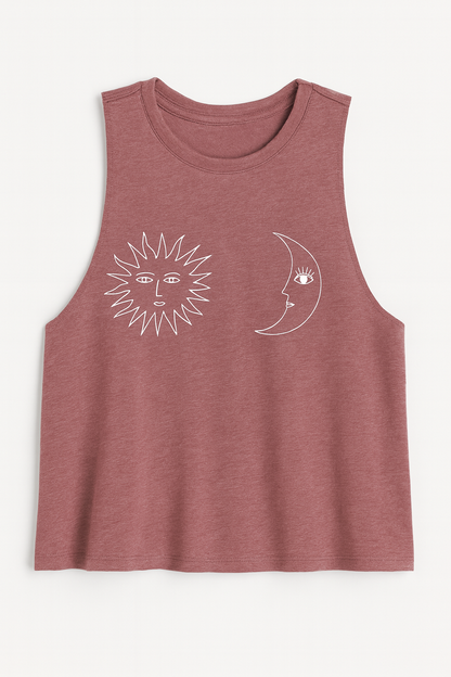 Sun & Moon Racerback Tank