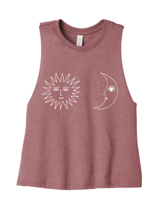 Sun & Moon Racerback Tank