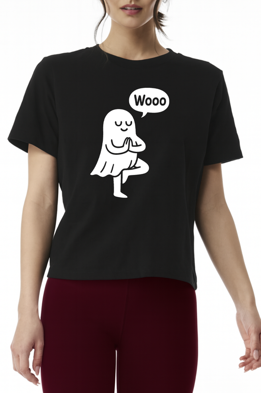 **NEW** Halloween Yoga Tee – Limited Edition 👻